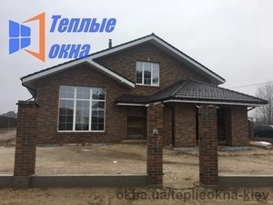 Остекление частного дома, с. Счастливое, Киевская обл. —  Остекление частного дома, с. Счастливое, Киевская обл. —